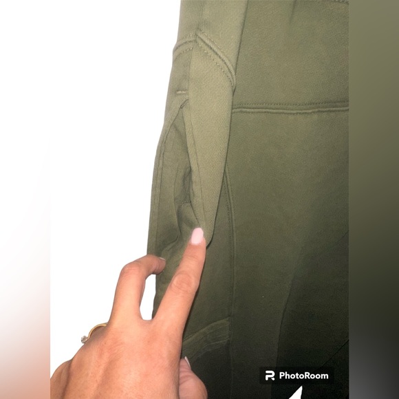 New Free People Movement Straight Legs Sweatpants Color Olive - Size S - Picture 2 of 6